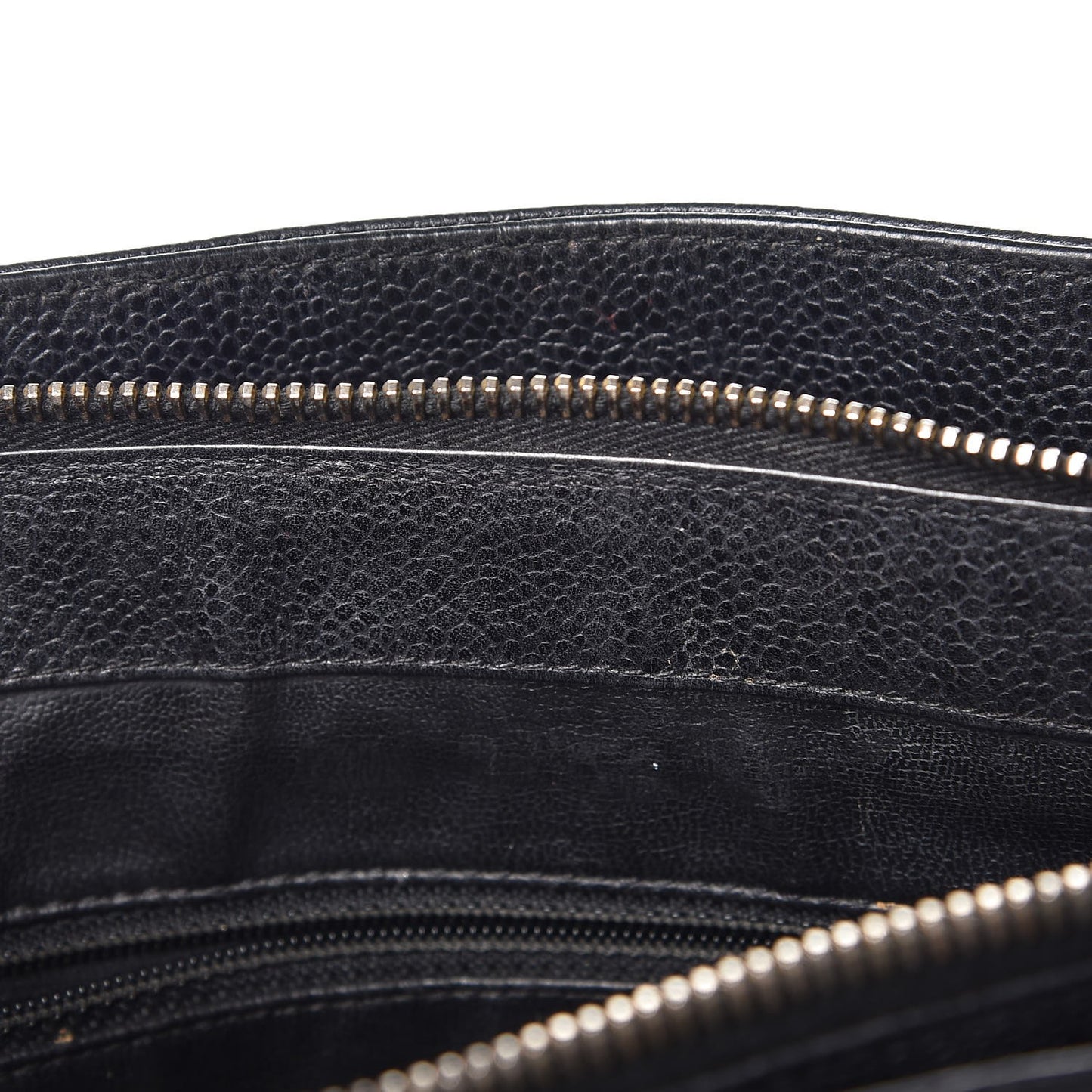 Caviar Flap Shoulder Bag Black