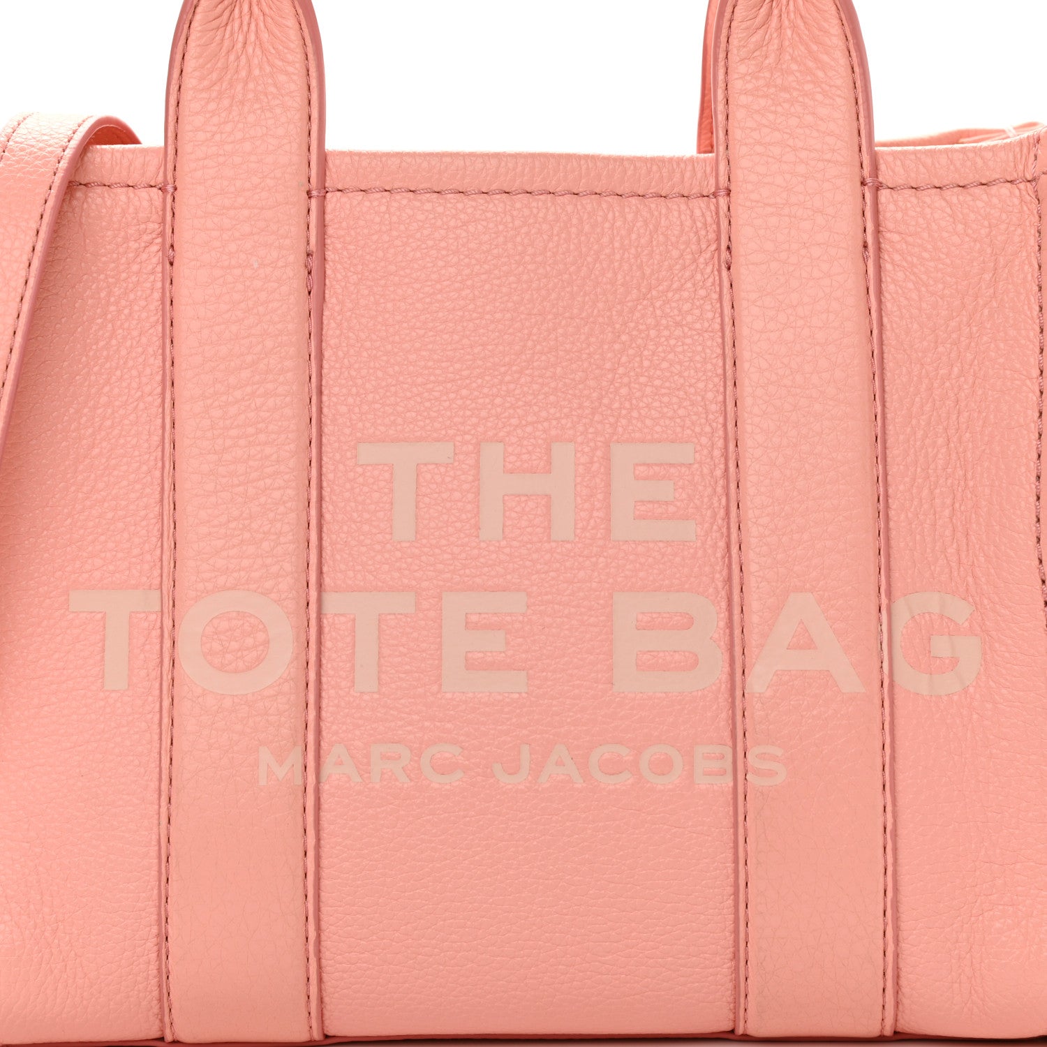 Marc Jacobs Grained Calfskin Small The Tote Bag Southern Peach 8 of 10