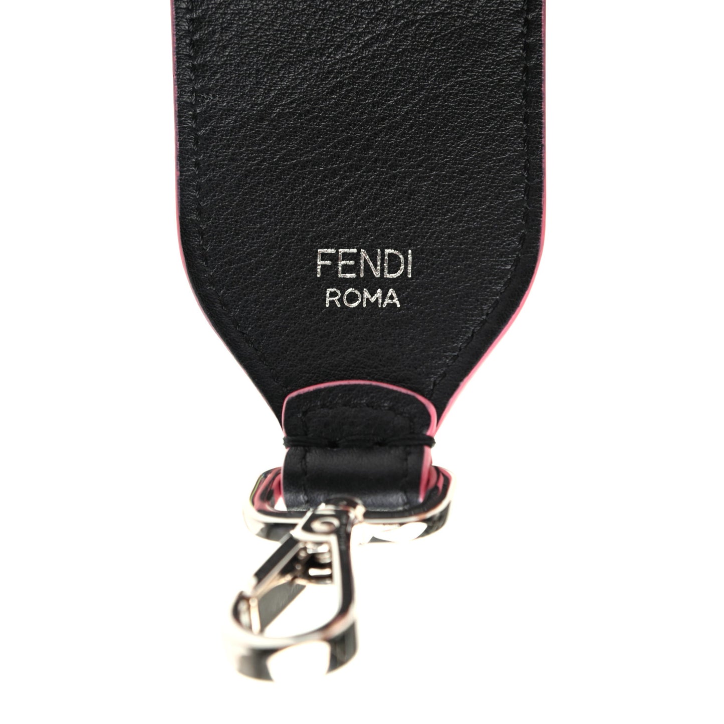Calfskin Sequin Fun Fair Strap You Black Multicolor