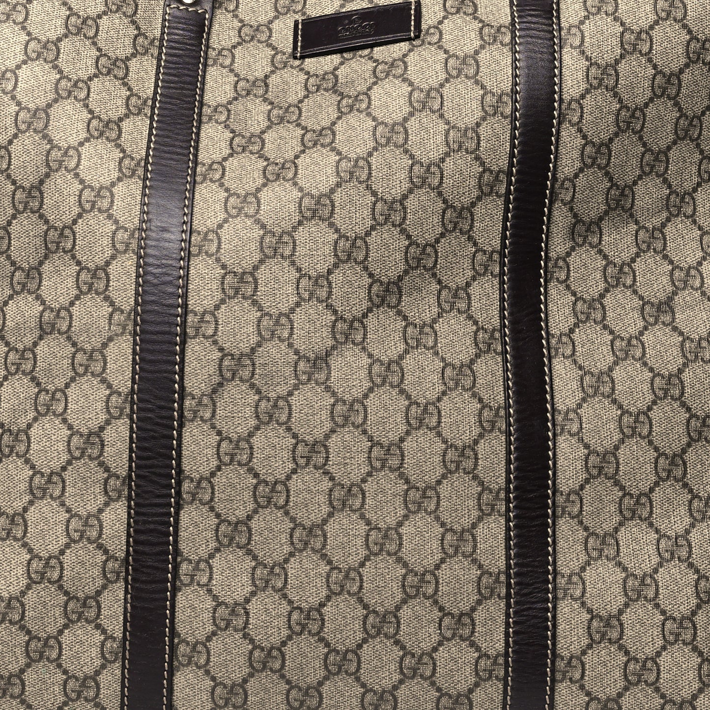 GG Plus Monogram Medium Joy Tote Dark Brown