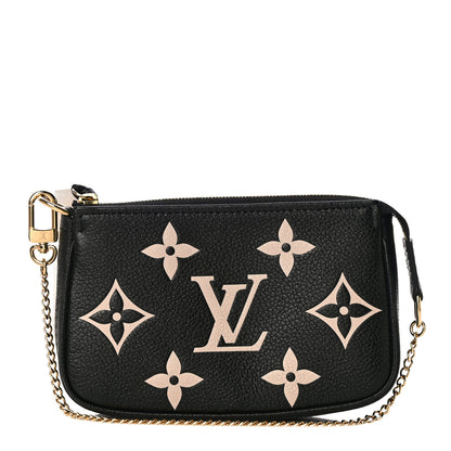 Louis Vuitton Empreinte Monogram Giant Mini Pochette Accessories Black 1 of 9