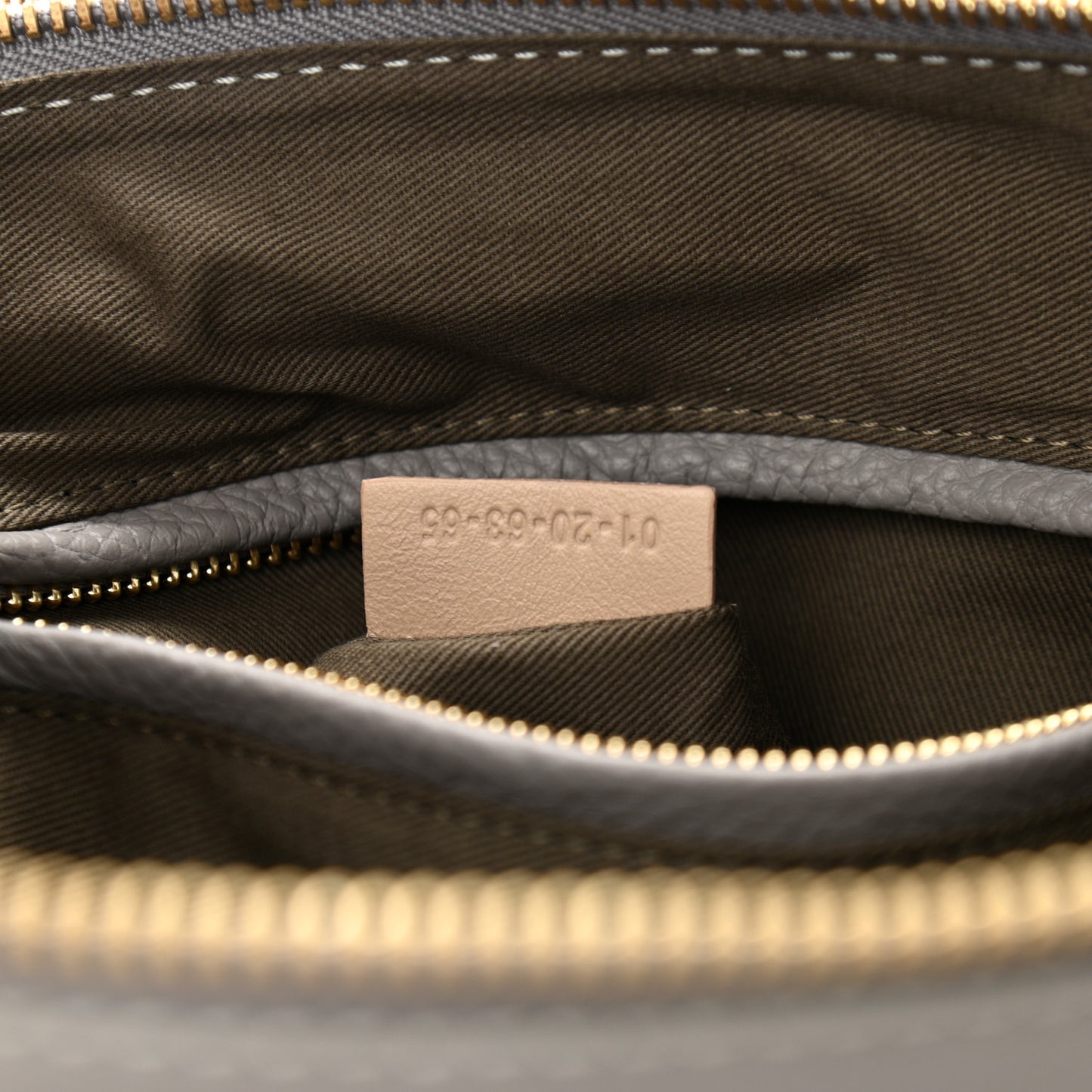 Calfskin Medium Marcie Satchel Cashmere Grey