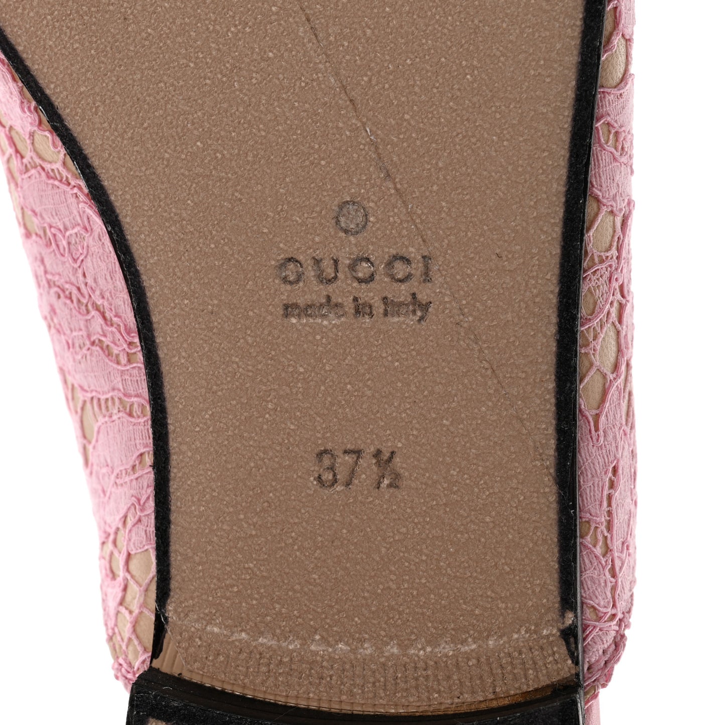 Lace Malaga Kid Womens Princetown Slippers 37.5 Sugar Pink Skin Rose