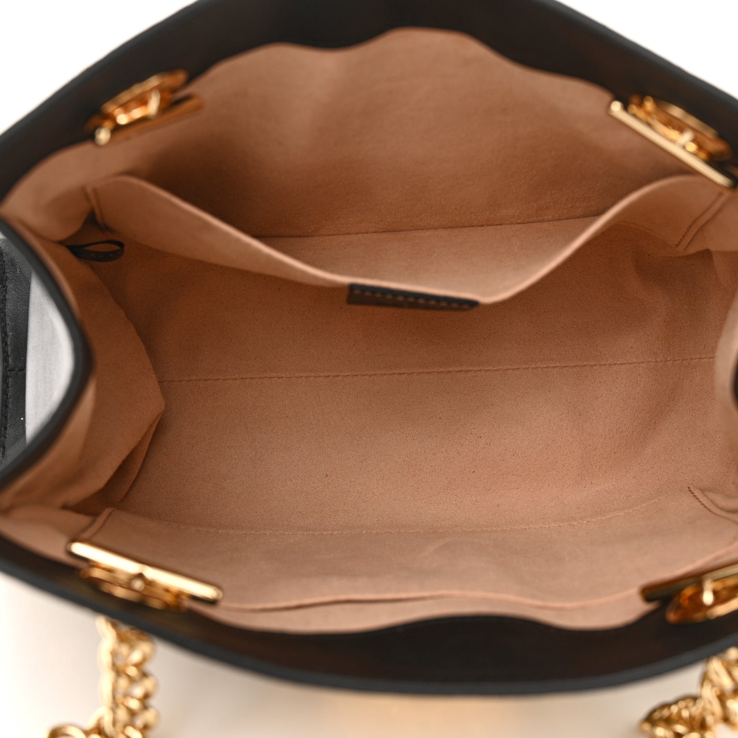 GG Supreme Monogram Bees Small Padlock Tote Beige Oro Black