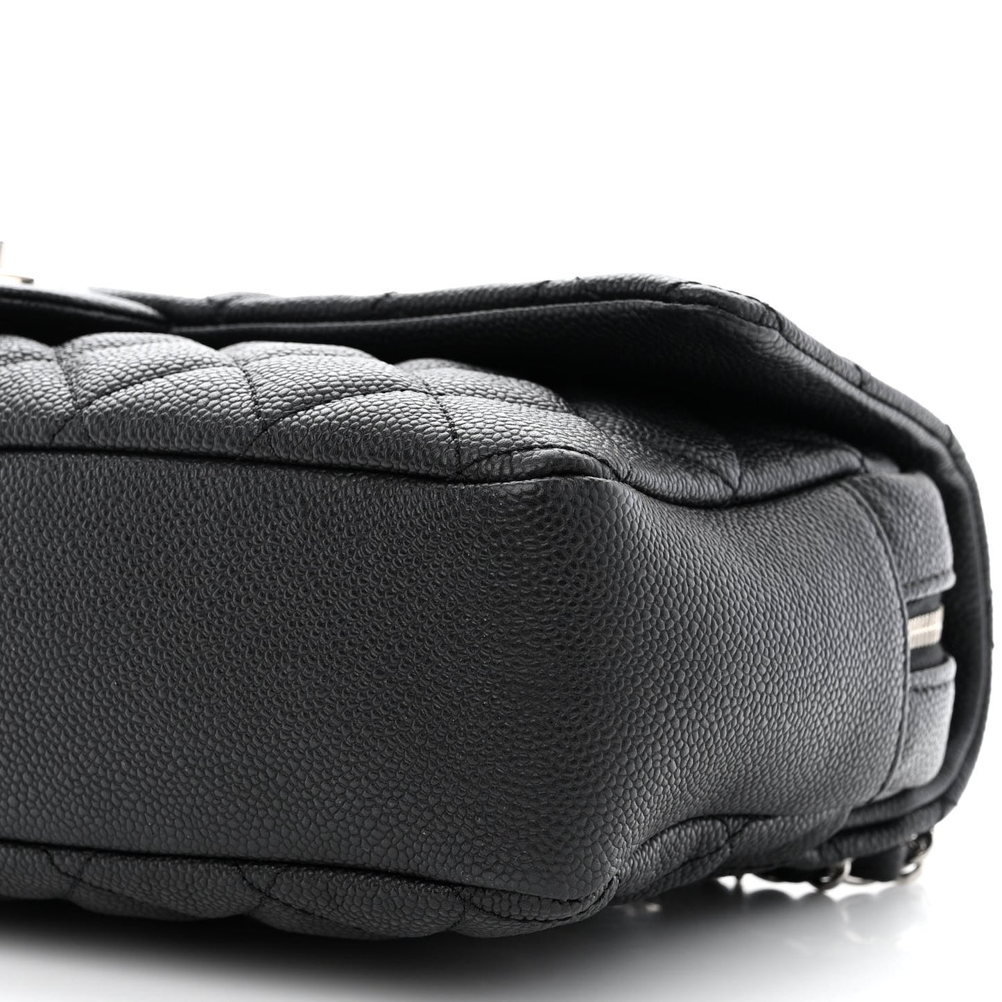 Caviar Quilted Jumbo Easy Flap Black