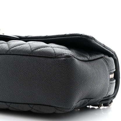 Chanel Caviar Quilted Jumbo Easy Flap Black 10 of 11