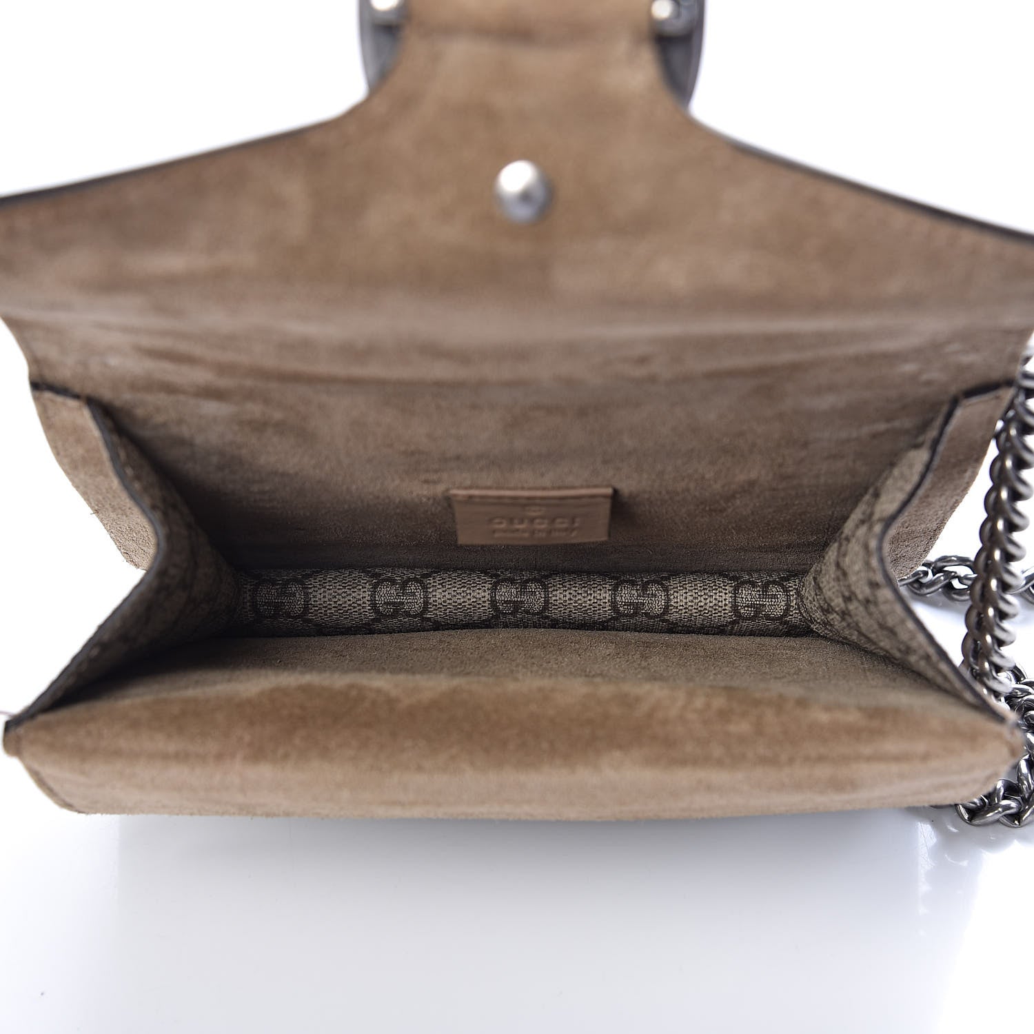 Gucci GG Supreme Monogram Mini Dionysus Shoulder Bag Taupe 5 of 10
