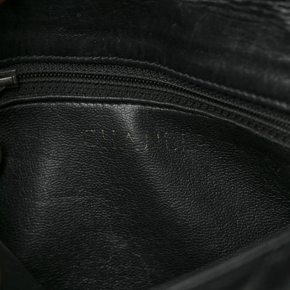 Chanel Lambskin Quilted Flap Waist Belt Bag Black 5 of 8