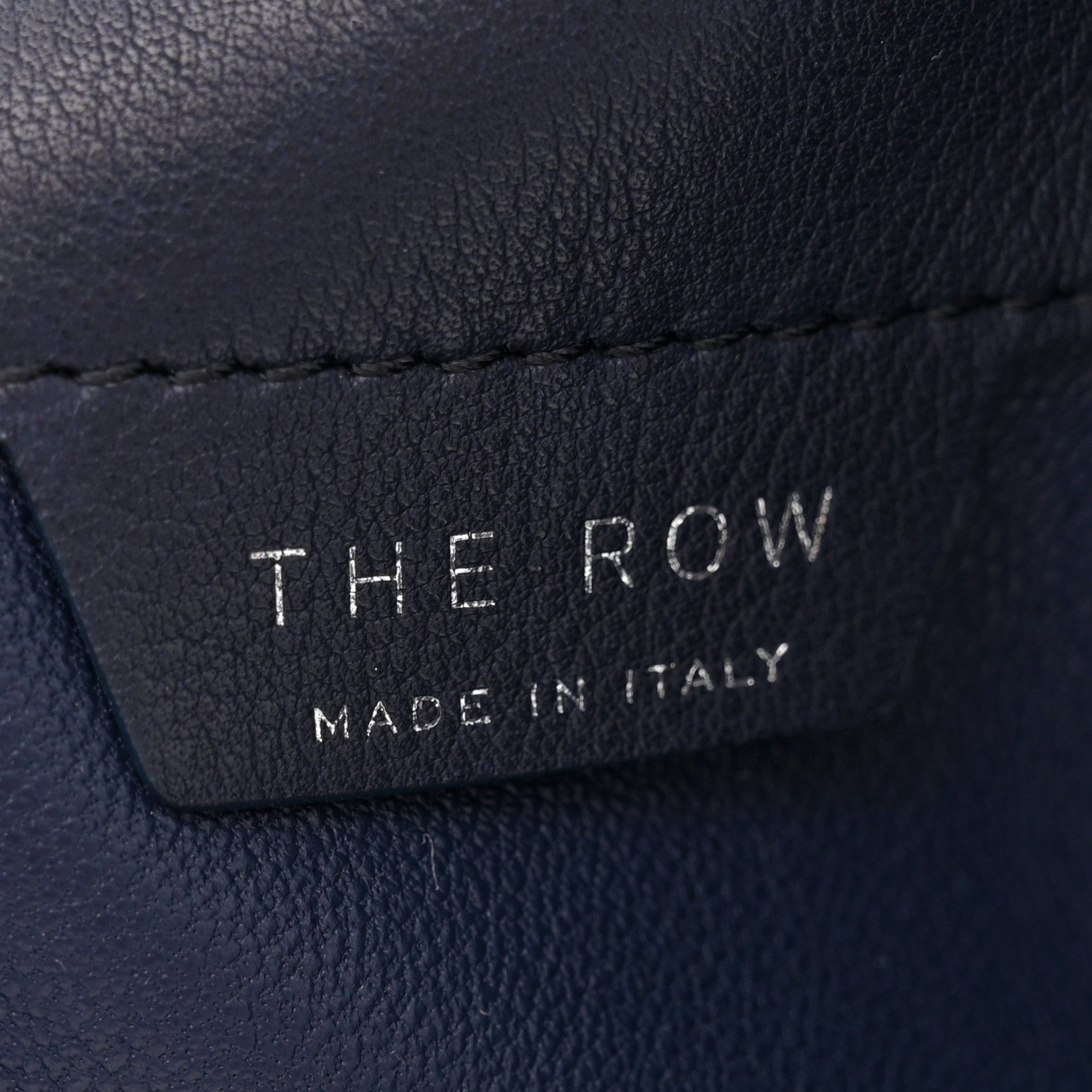The Row Polished Saddle Calfskin Alexia Bag Marine 7 of 13