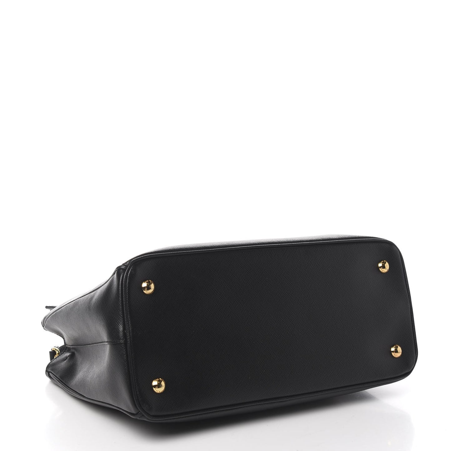 Saffiano Lux Medium Tote Black