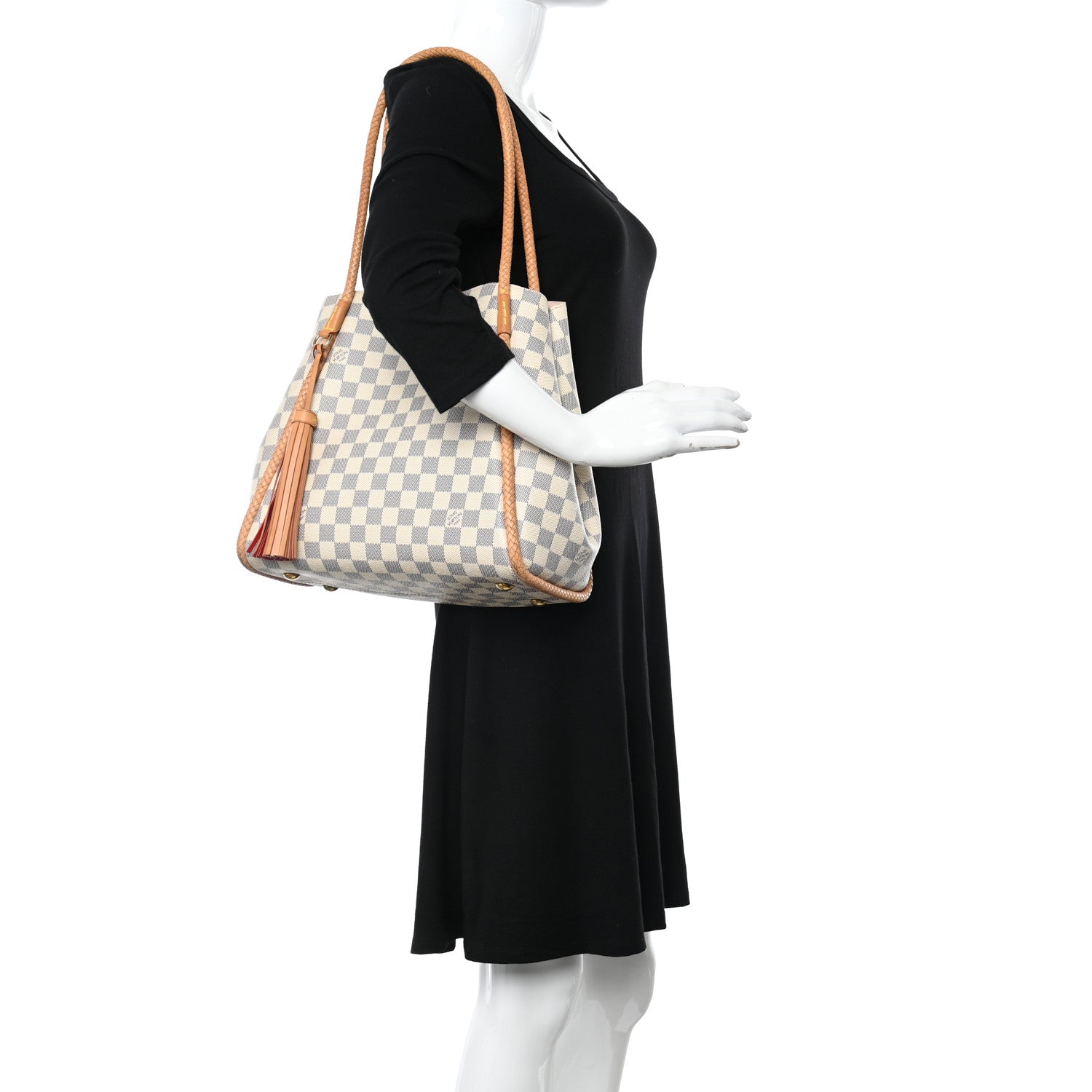 Louis Vuitton Damier Azur Propriano Rose Ballerine 2 of 11
