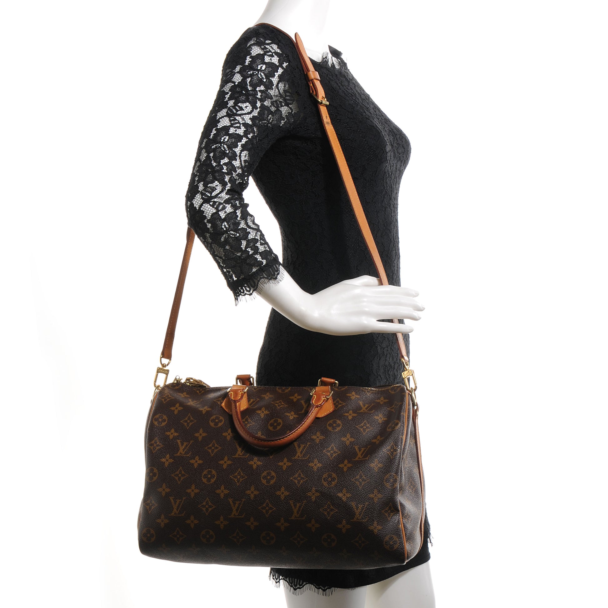 Louis Vuitton Monogram Speedy Bandouliere 35 2 of 7