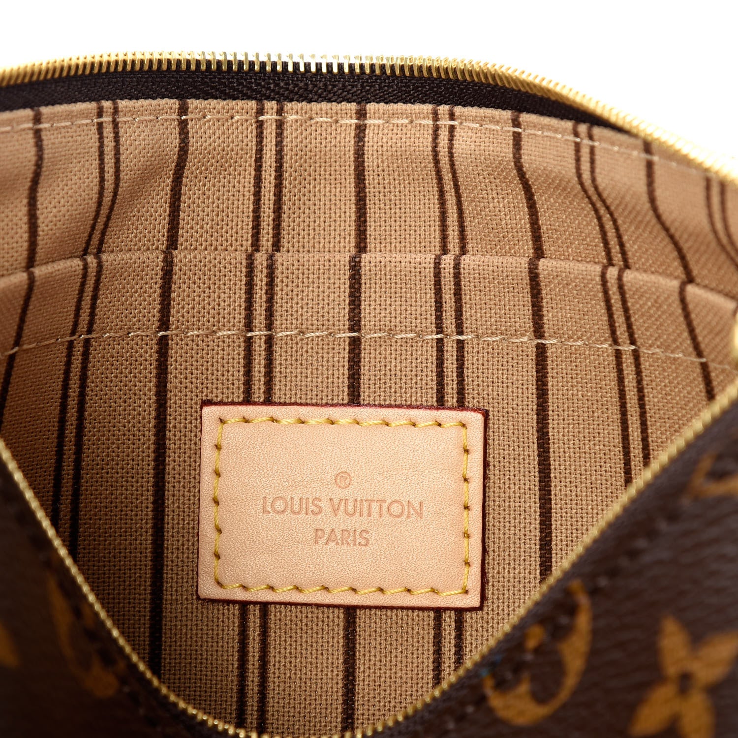 Louis Vuitton Monogram Neverfull MM GM Pochette 6 of 7