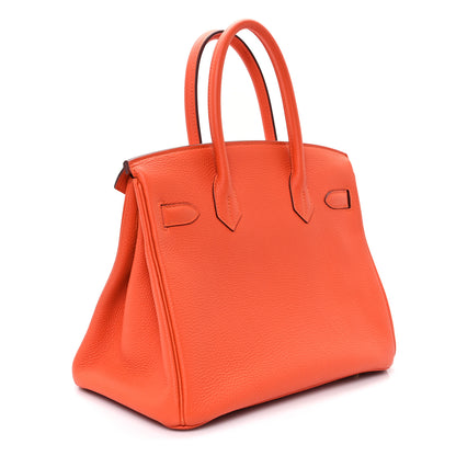 Hermes Togo Birkin 30 Feu 3 of 11