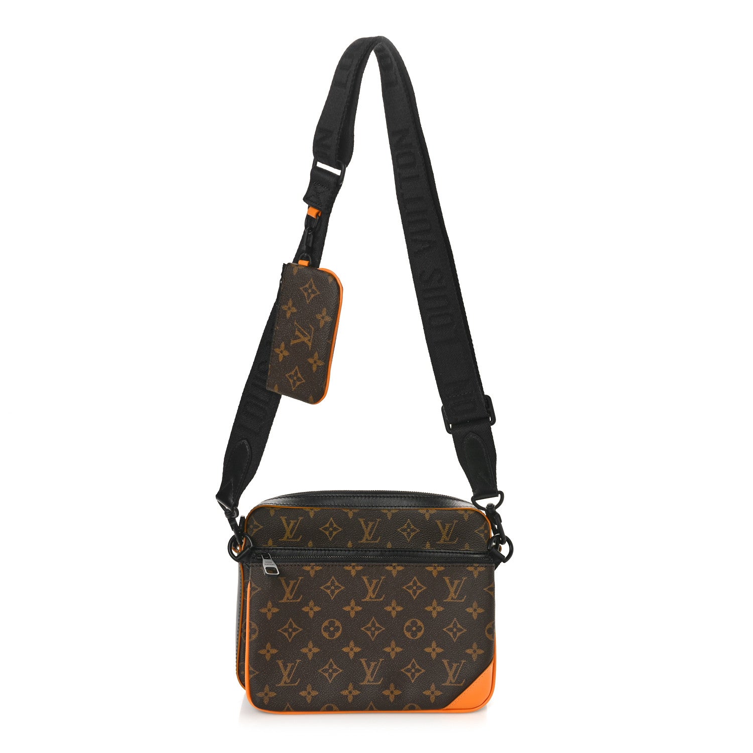 Louis Vuitton Monogram Macassar Trio Messenger Radiant Sun 2 of 9
