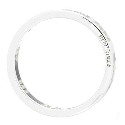 Tiffany Sterling Silver Narrow Atlas Pierced Ring 48 4.5 4 of 5