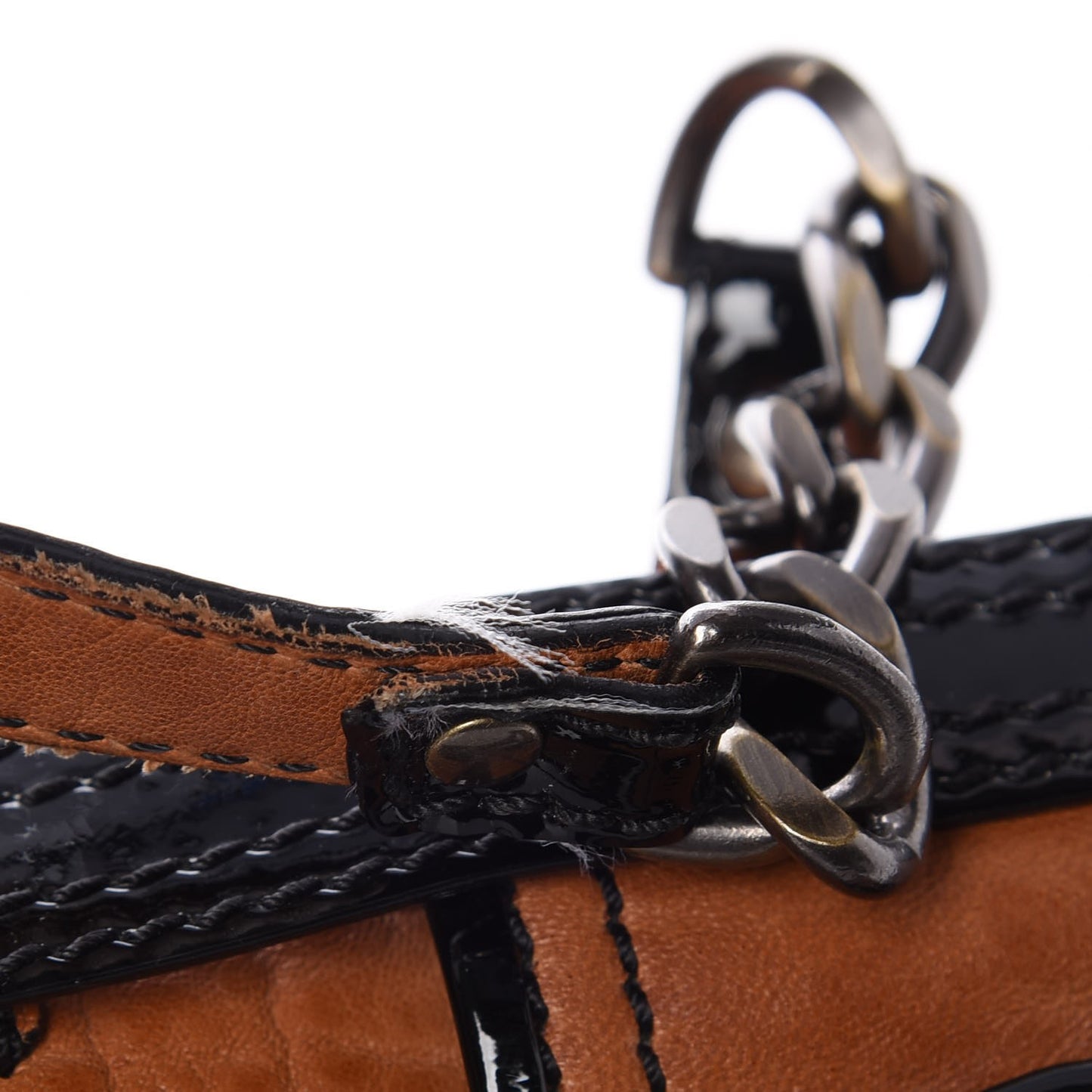 Nappa Patent Large B Bag Osso Black