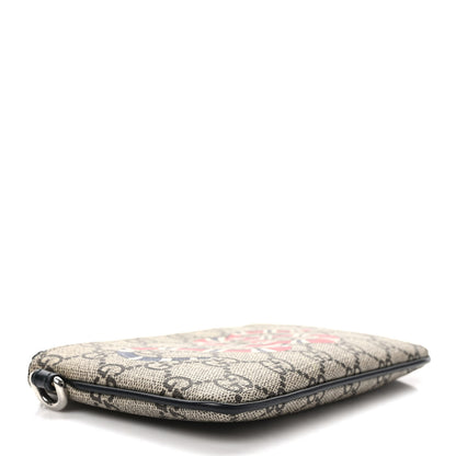 Gucci GG Supreme Monogram Kingsnake Zip Pouch Black 4 of 7