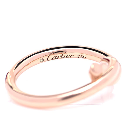 Cartier 18K Pink Gold Entrelaces Ring 48 4.5 4 of 5