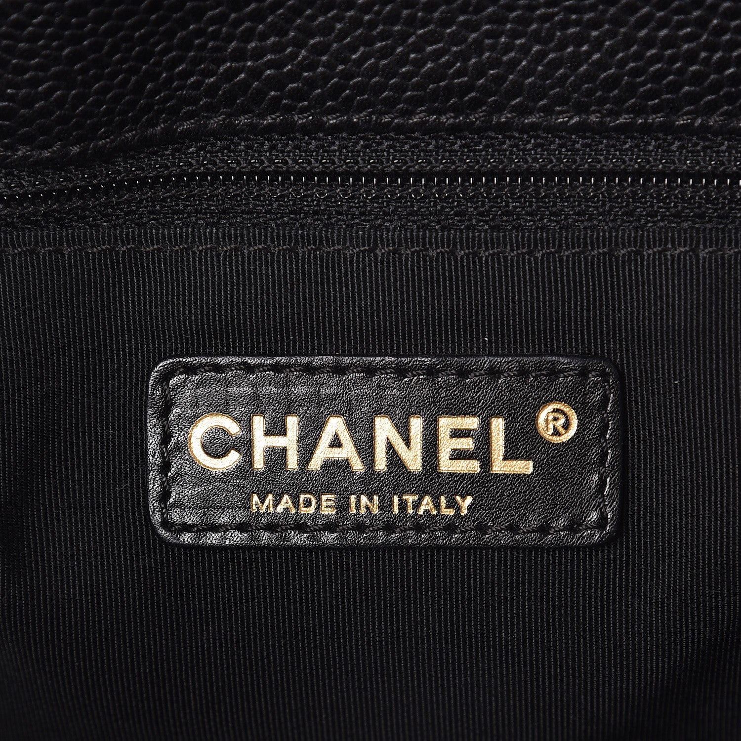 Chanel Caviar Quilted Grand Shopping Tote GST Black 6 of 7