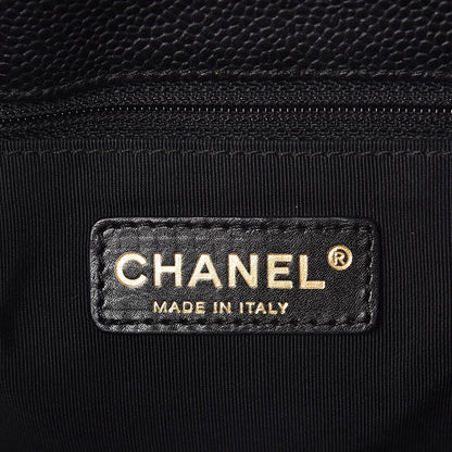 Chanel Caviar Quilted Grand Shopping Tote GST Black 6 of 7