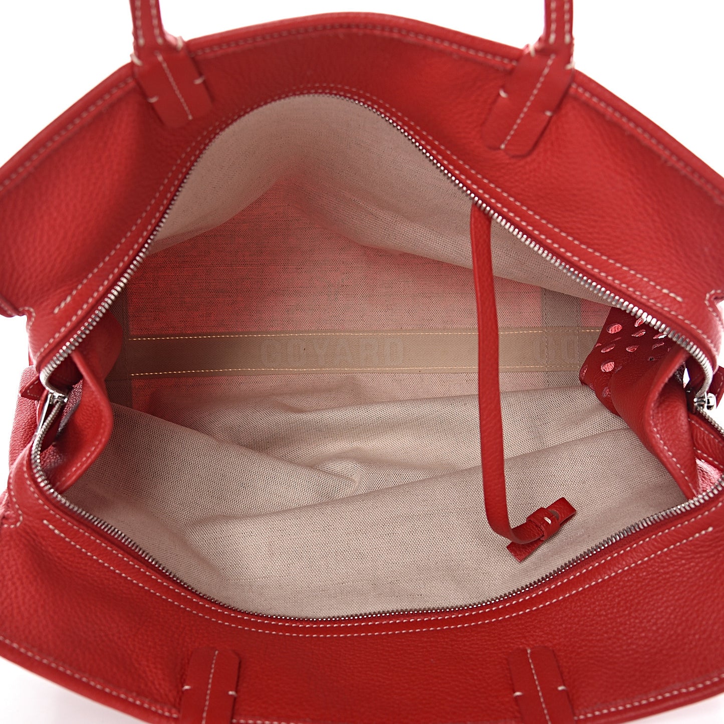 Goyardine Sac Hardy Pet Carrier PM Red