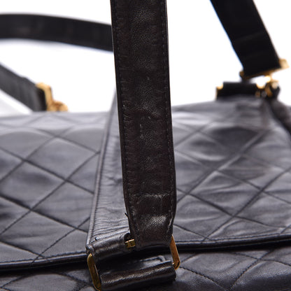 Chanel Lambskin Quilted Backpack Black 8 of 9