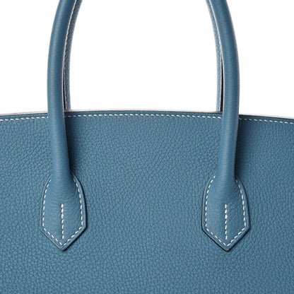 Hermes Togo Birkin 35 Blue Jean 16 of 36