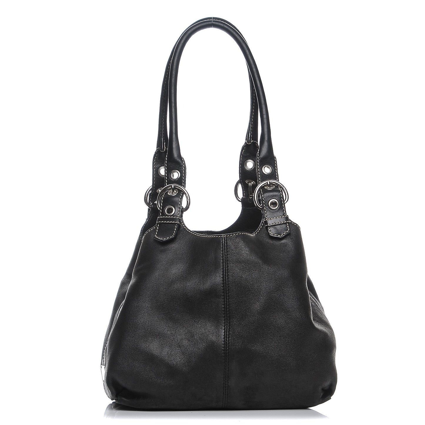 Nappa Small Shoulder Bag Nero Black