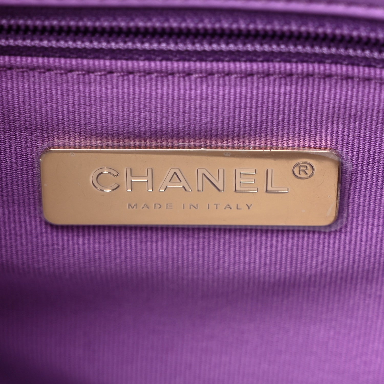 Chanel Lambskin Quilted Medium Chanel 19 Flap Light Purple 5 of 10