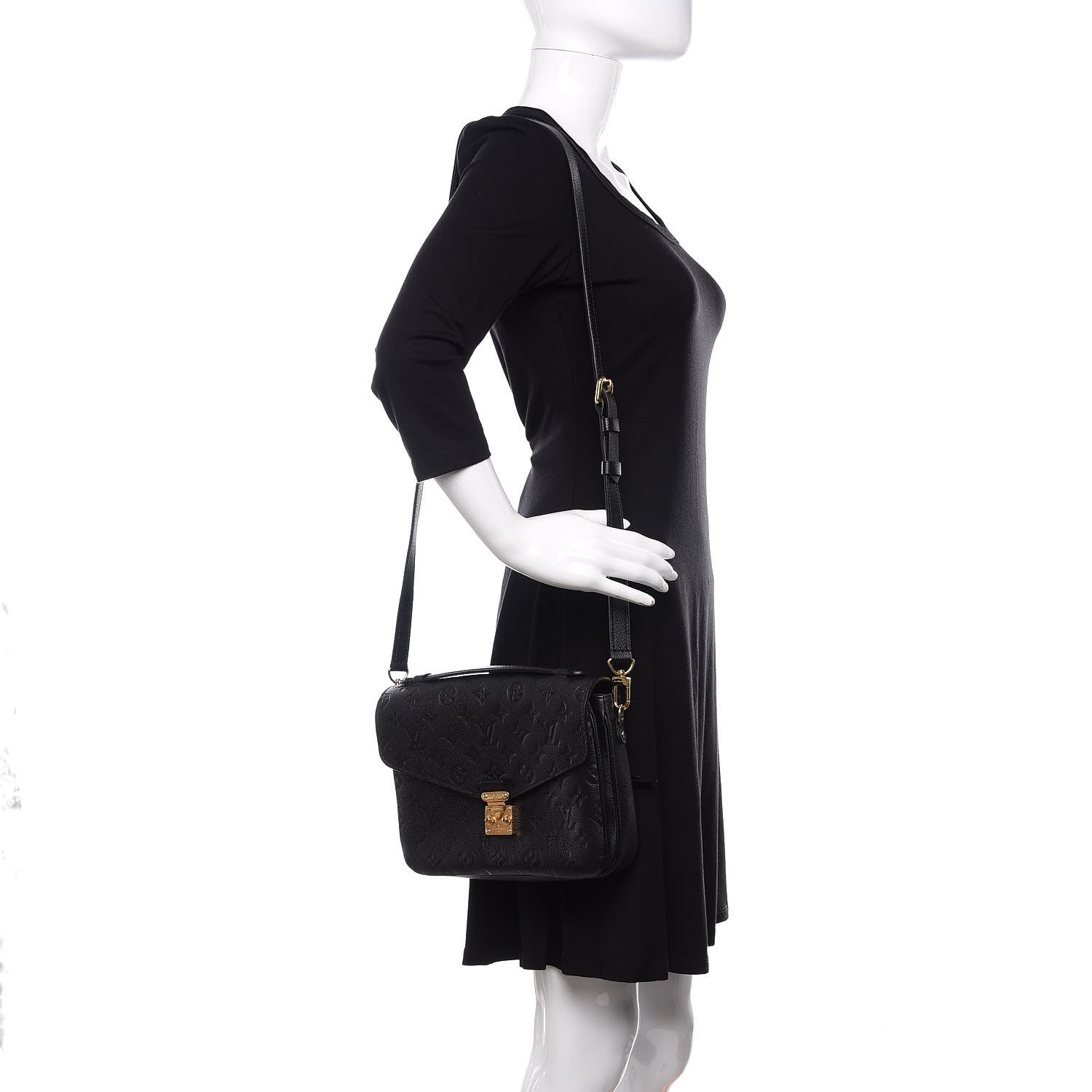 Louis Vuitton Empreinte Pochette Metis Black 2 of 13