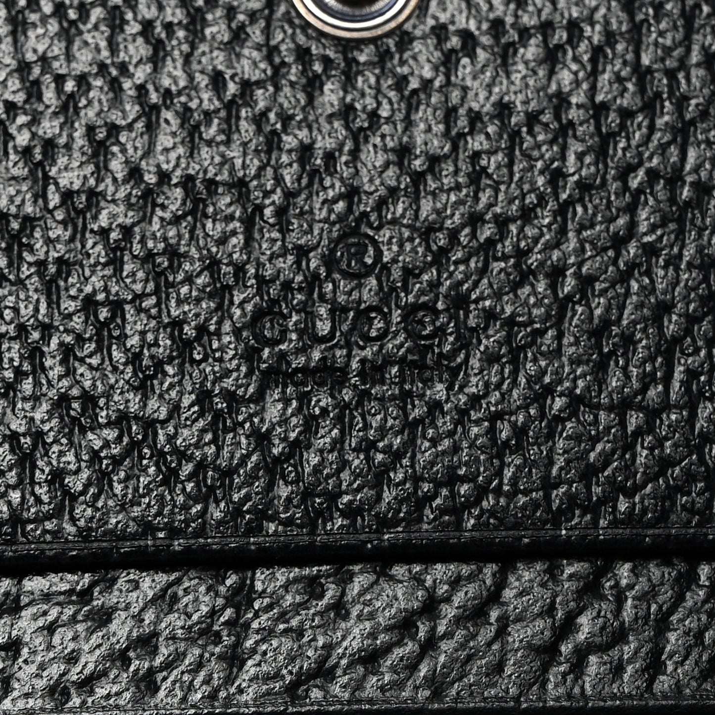 GG Supreme Monogram Textured Dollar Calfskin Web Ophidia Card Case Beige Blue