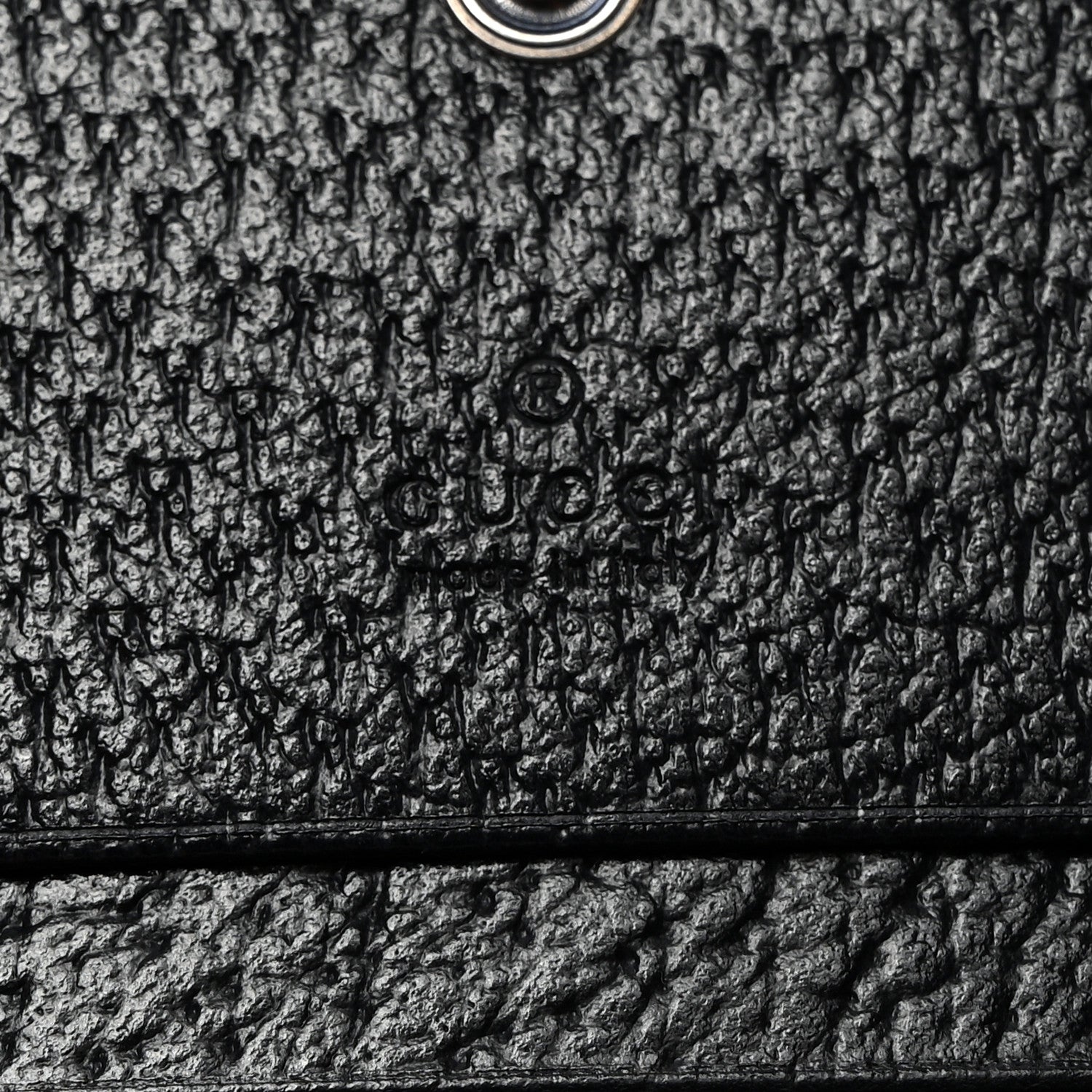 Gucci GG Supreme Monogram Textured Dollar Calfskin Web Ophidia Card Case Beige Blue 7 of 8