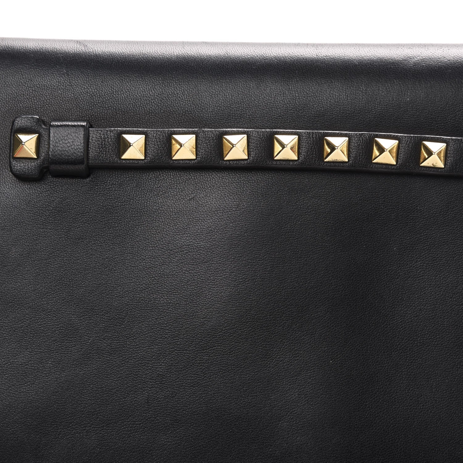 Valentino Garavani Nappa Rockstud Wristlet Clutch Black 7 of 11