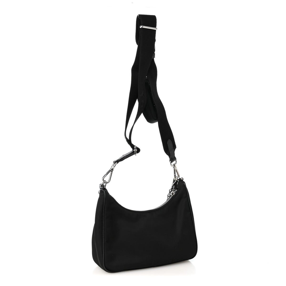 Prada Re-Nylon Saffiano Re-Edition 2005 Shoulder Bag Black 3 of 9