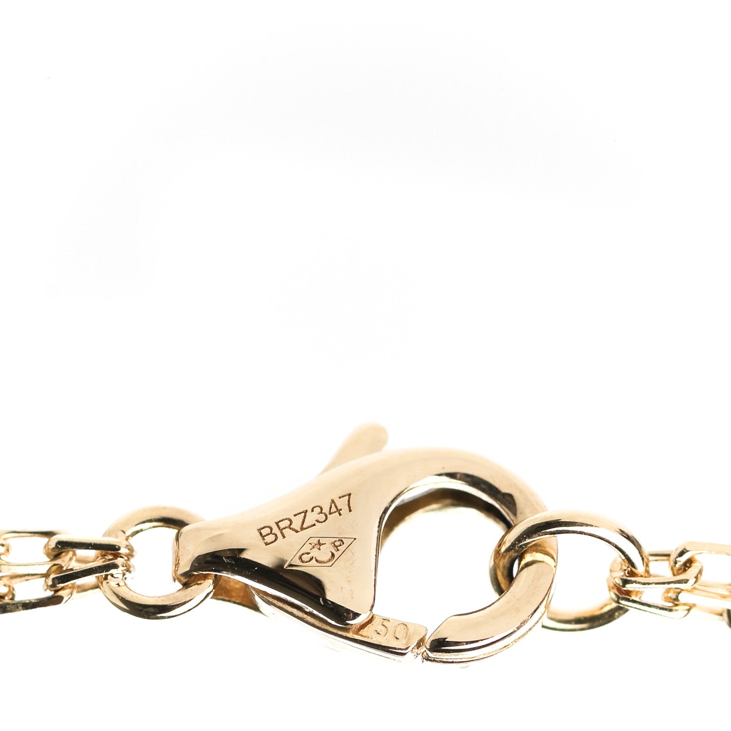Cartier 18K Yellow Gold 2 Diamond LOVE Necklace 7 of 8