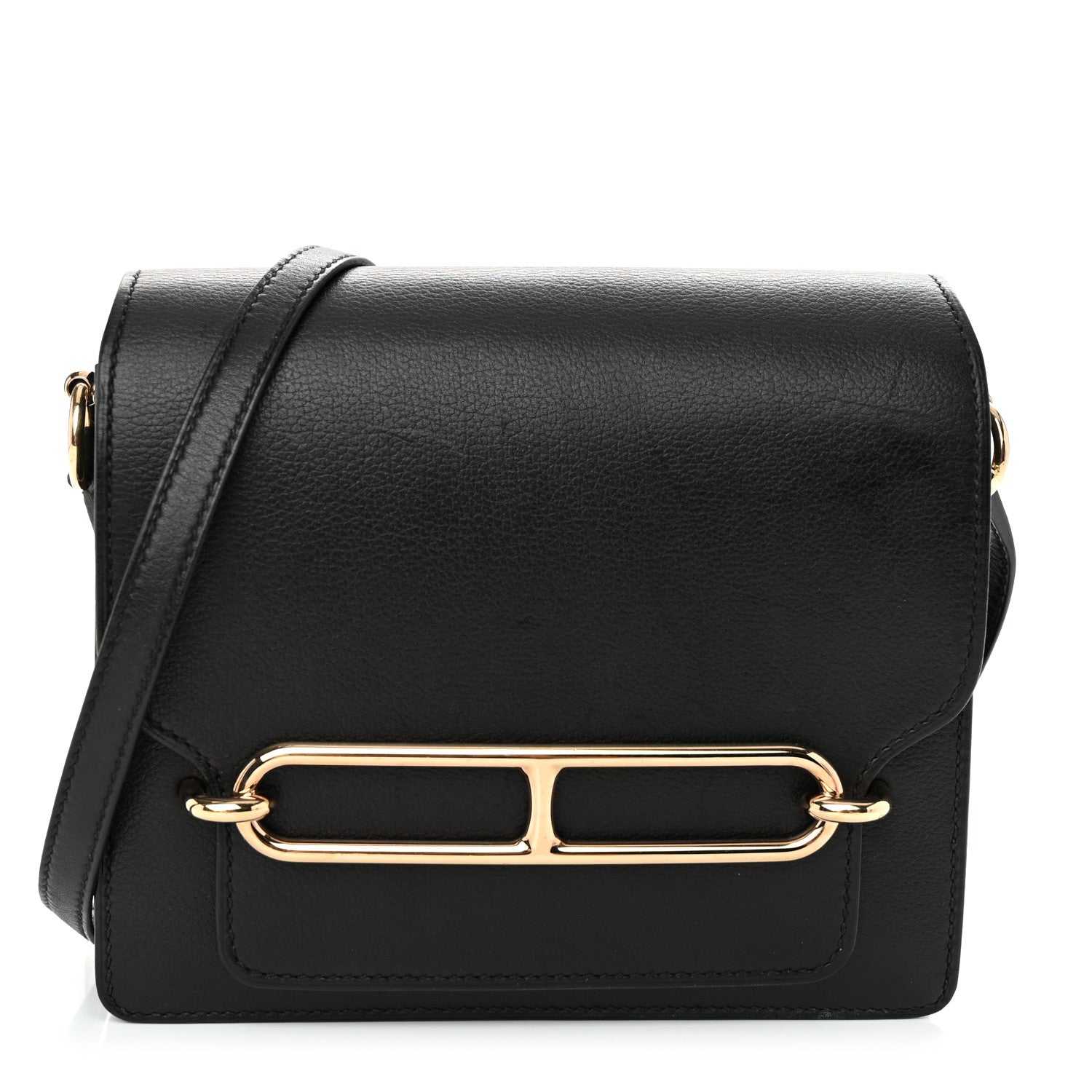 Hermes Evercolor Mini Sac Roulis Black 1 of 11