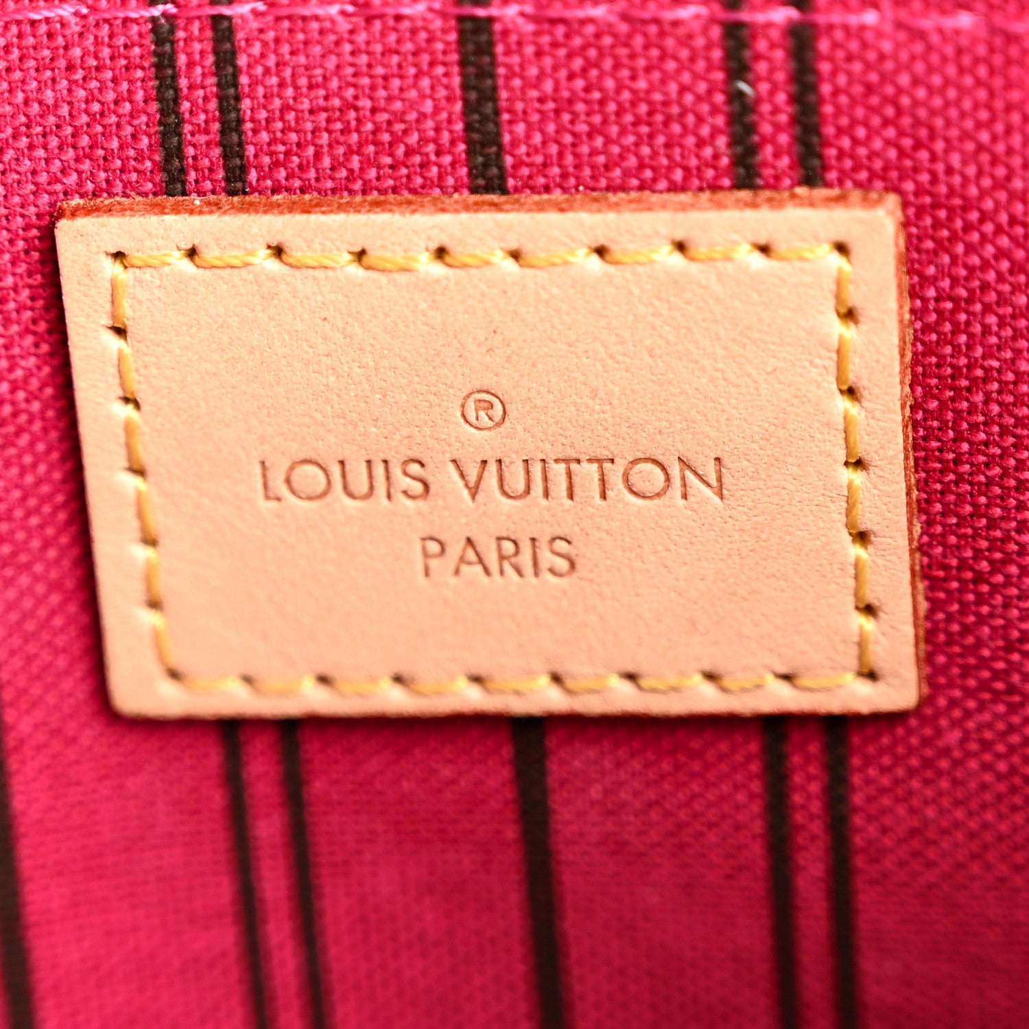 Louis Vuitton Monogram Neverfull MM GM Pochette Pivoine 6 of 8