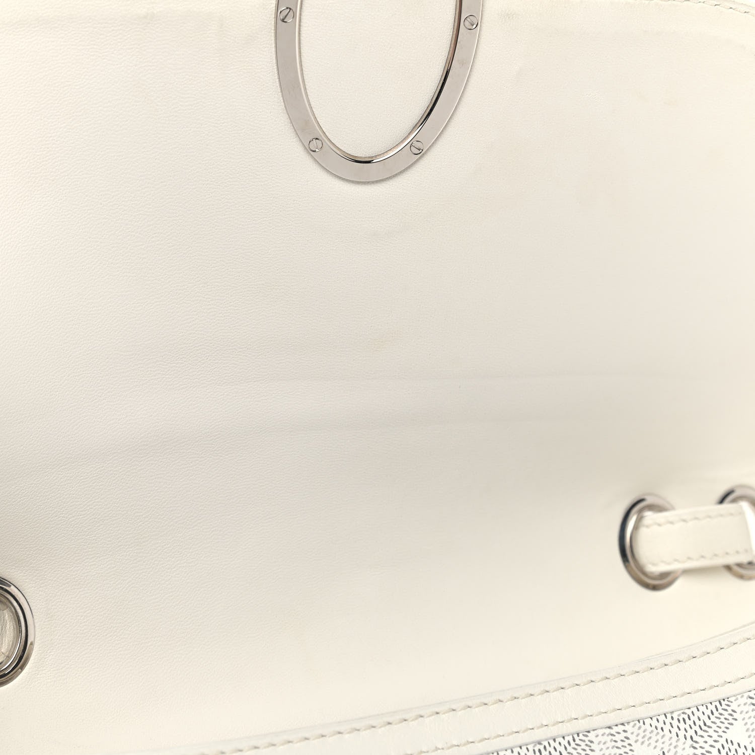 Goyard Goyardine 233 PM Shoulder Bag White 6 of 9