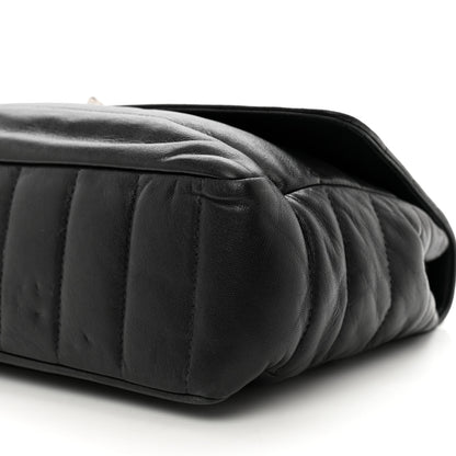 Chanel Lambskin Horizontal Quilt Jumbo Mademoiselle Flap Black 10 of 10
