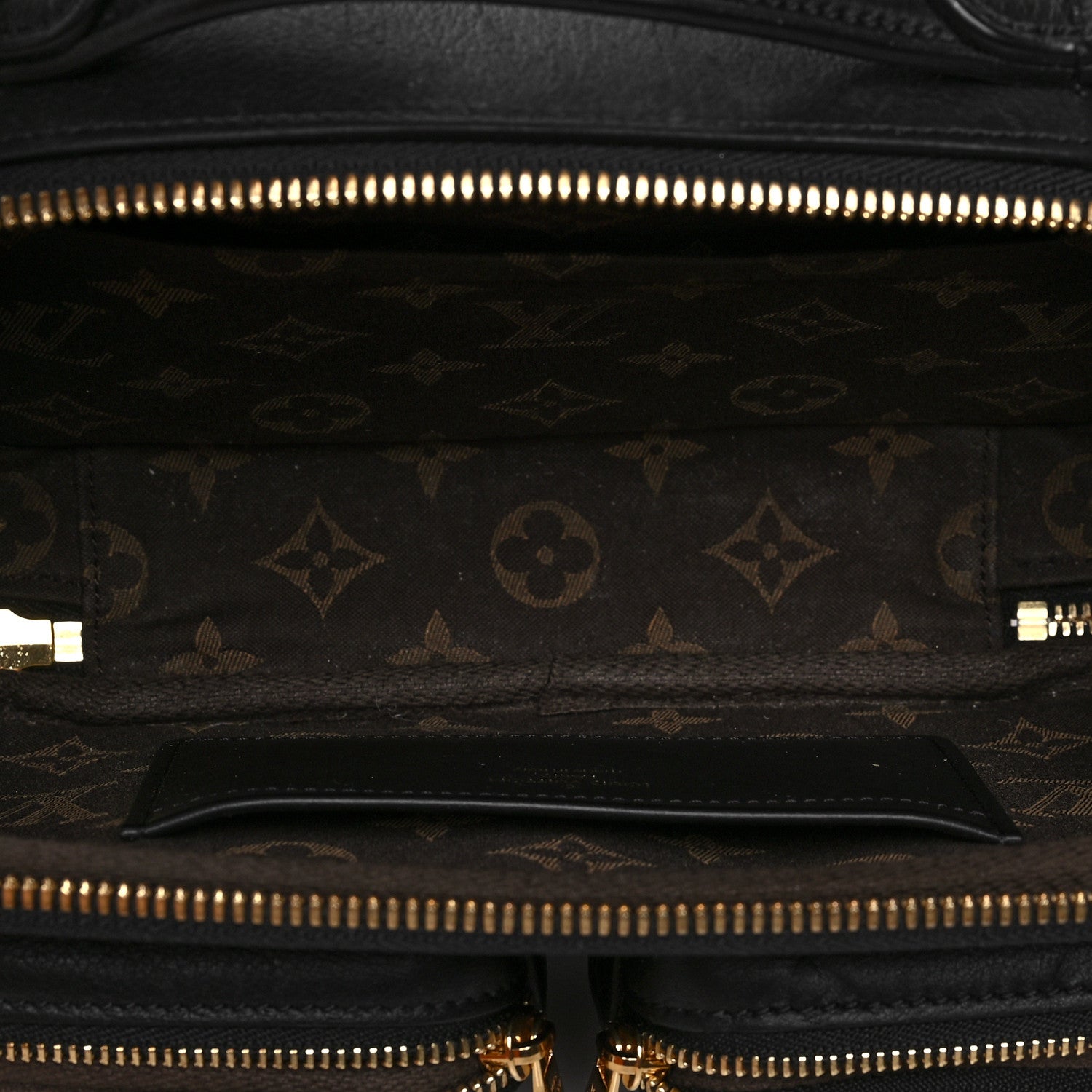 Louis Vuitton Calfskin Monogram Embossed Utility Crossbody Black 5 of 9
