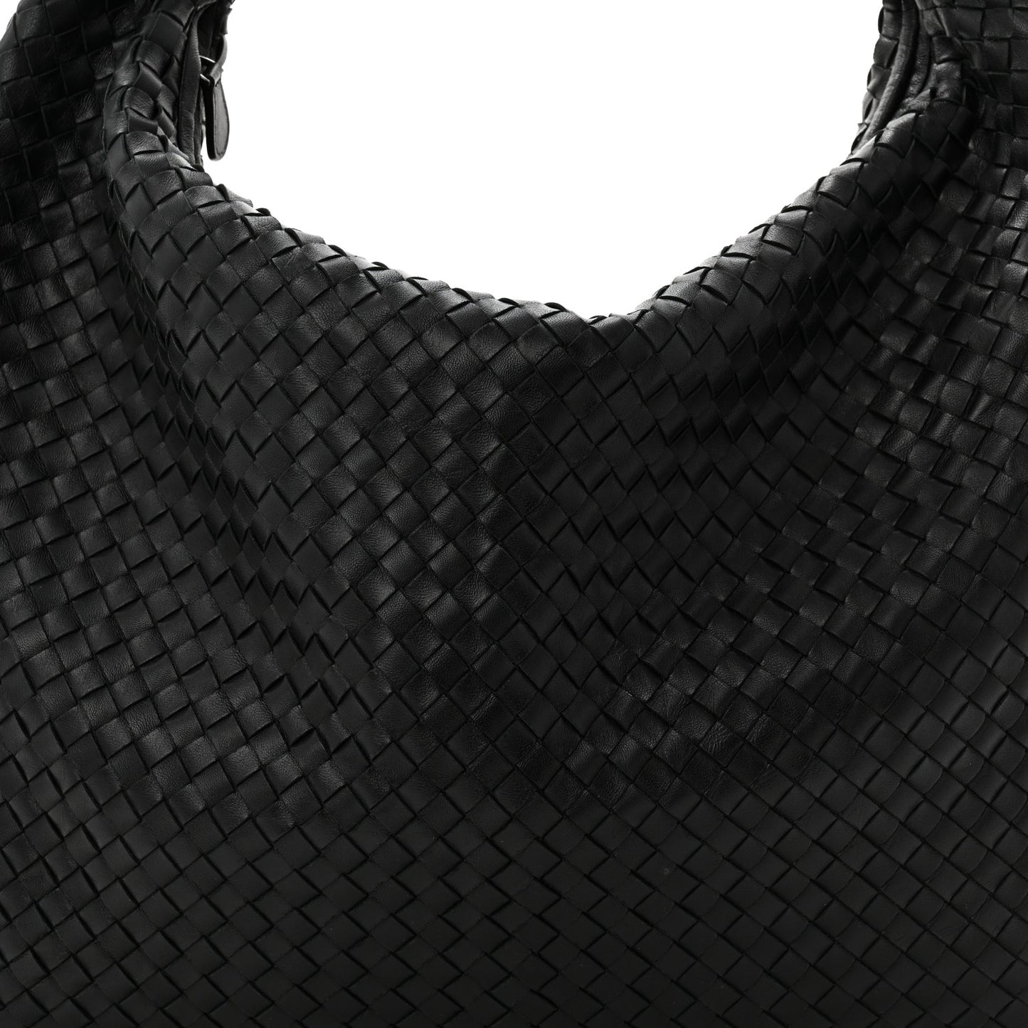 Nappa Intrecciato Maxi Veneta Hobo Black