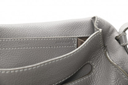 Chloe Calfskin Medium Marcie Round Crossbody Bag Cashmere Grey 13 of 20
