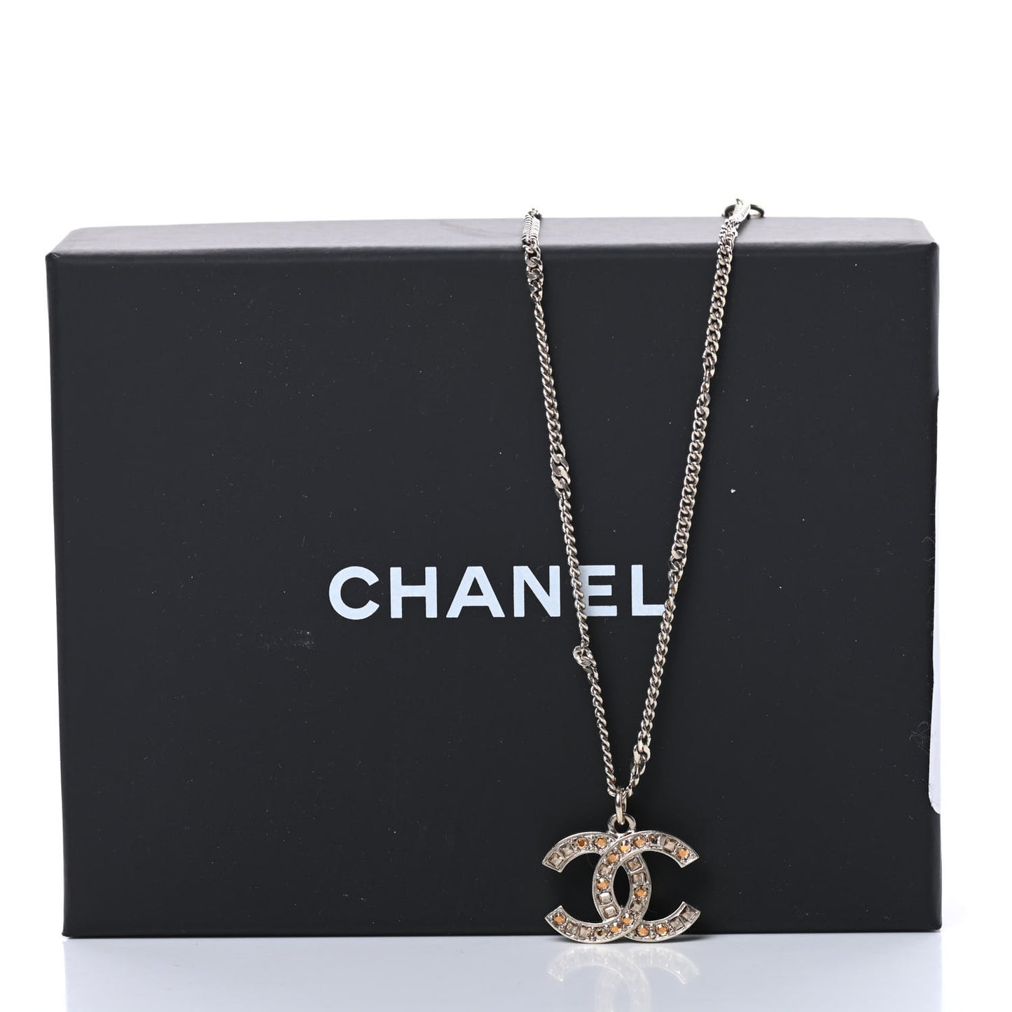Baguette Crystal CC Starfall Necklace Gold