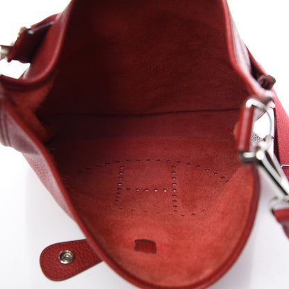 Hermes Taurillon Clemence Evelyne III GM Rouge Garance 7 of 9