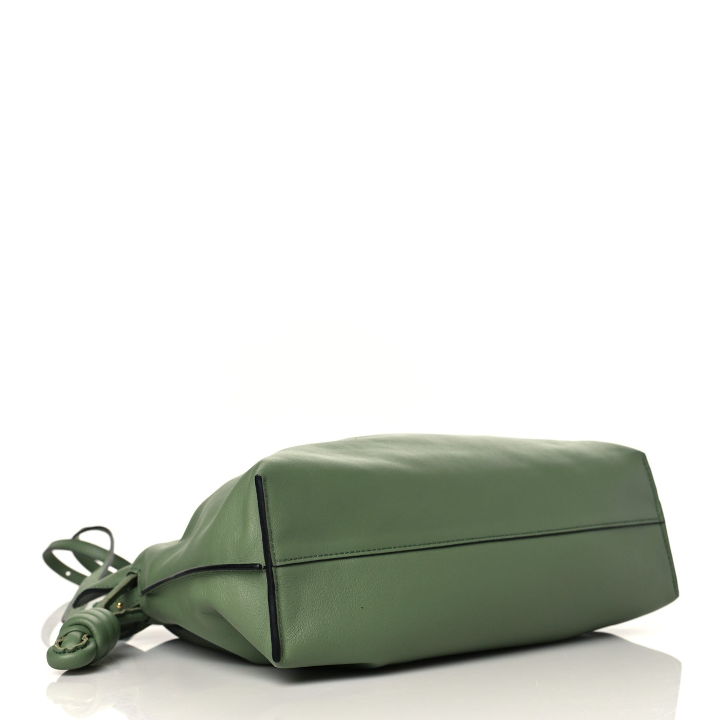 Calfskin Mini Flamenco Knot Clutch Rosemary