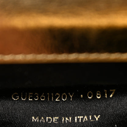 Saint Laurent Metallic Calfskin Monogram Large Belle De Jour Clutch Gold 6 of 6