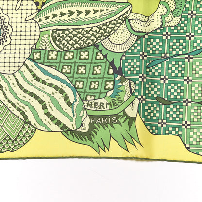 Hermes Silk Fleurs D Indiennes Scarf 90 3 of 5