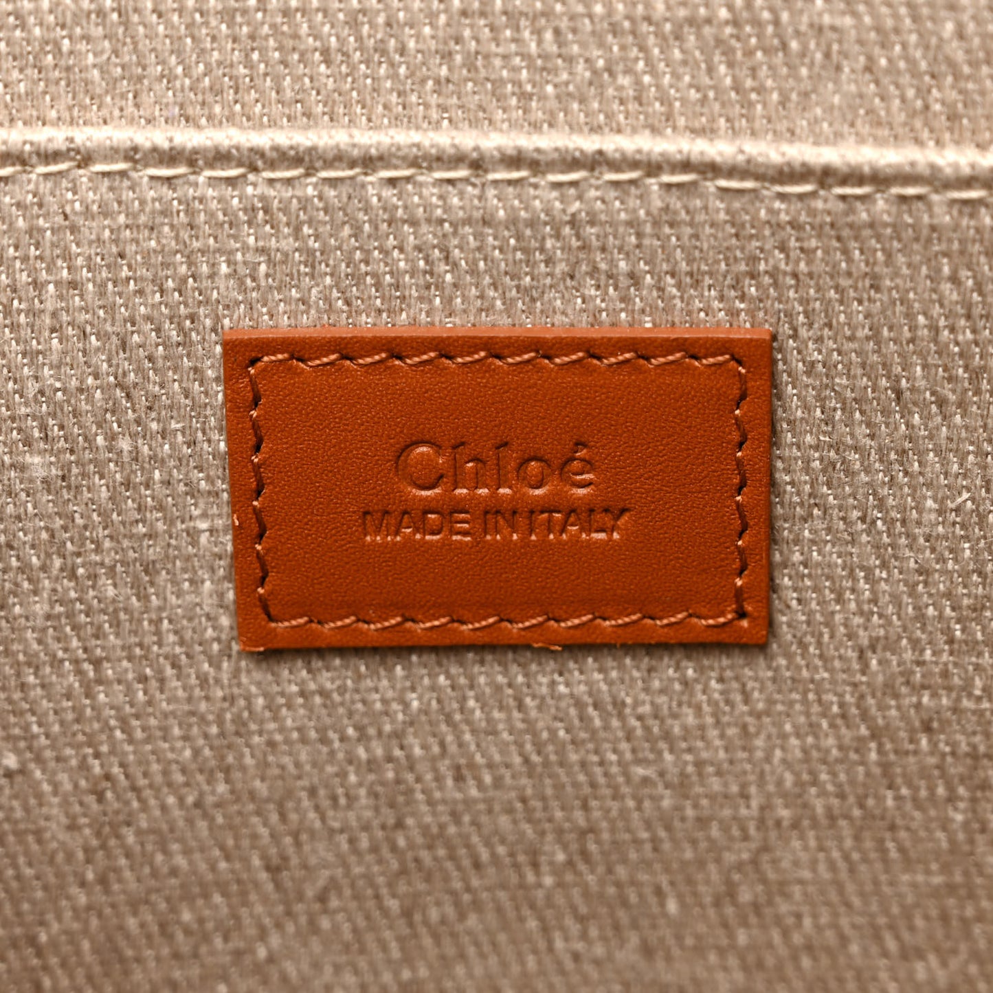 Calfskin Medium Woody Tote Caramel