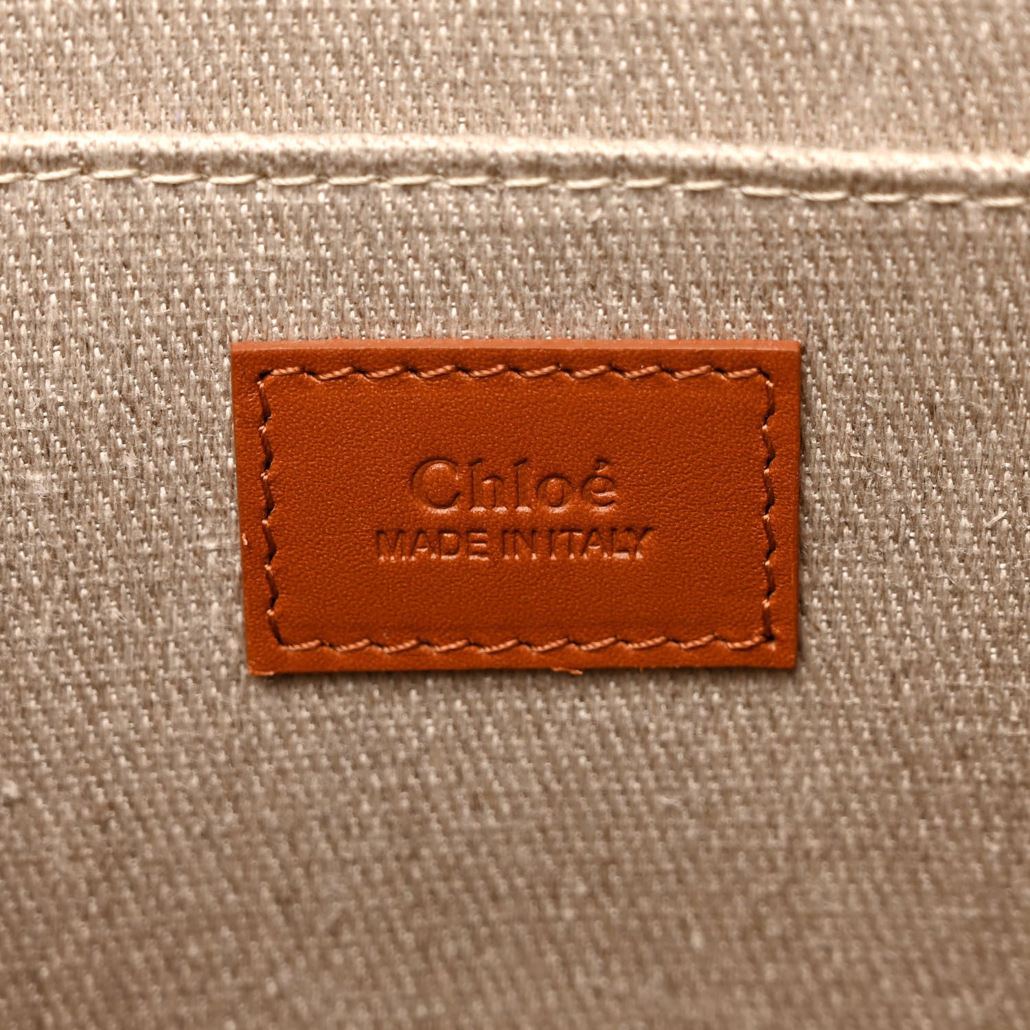 Chloe Calfskin Medium Woody Tote Caramel 6 of 9